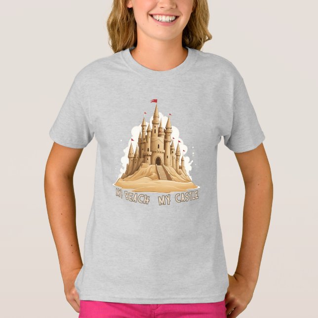 My Beach, My Sandcastle T Shirt (Framsida)