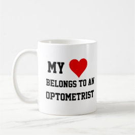 My Belongs To An Optometrist Mug Kaffemugg