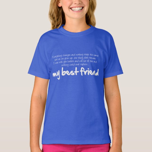 My best friend t shirt (Framsida)