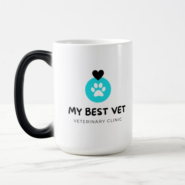 My Best Vet Appreciation Coffee Mug Magisk Mugg (Vänster)