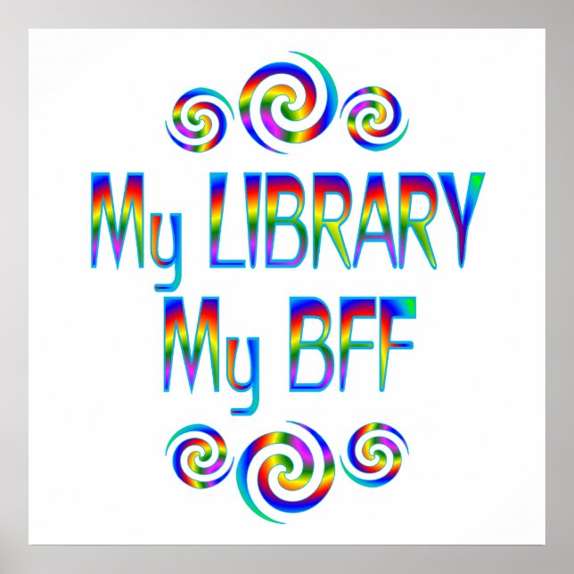 My Bibliotek BFF Poster (Framsidan)
