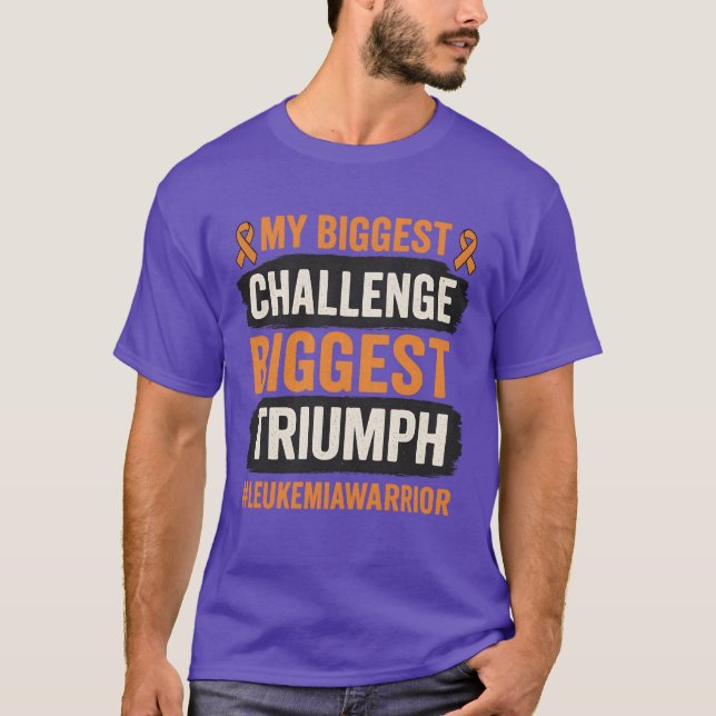 My Biggest Challenge Will Be My Biggest Triumph T Shirt (Framsida)