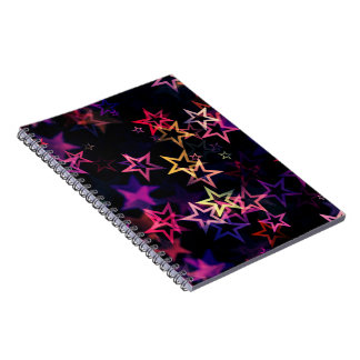 MY black stars NOTEBOOK Anteckningsbok