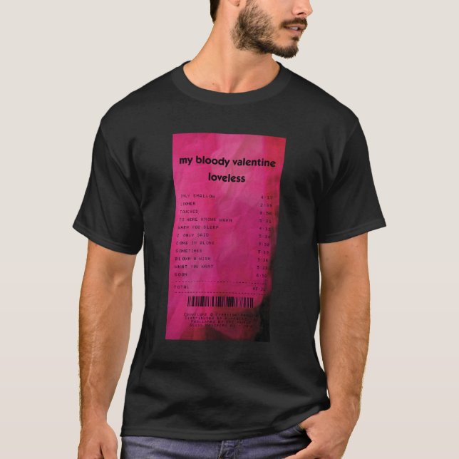 My Bloody Valentine - Loveless T Shirt (Framsida)