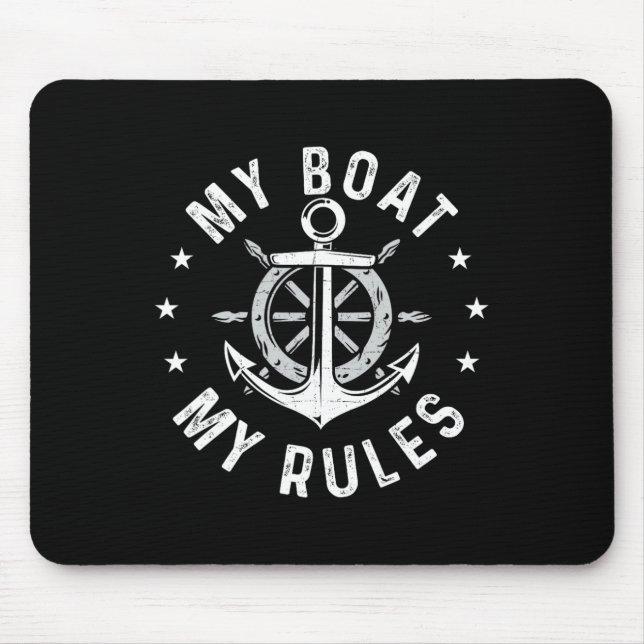 My Boat My Rules - Boating Sailing Boat Captain Mo Musmatta (Framsidan)