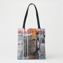 My Boat Tote Bag Tygkasse