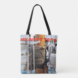 My Boat Tote Bag Tygkasse