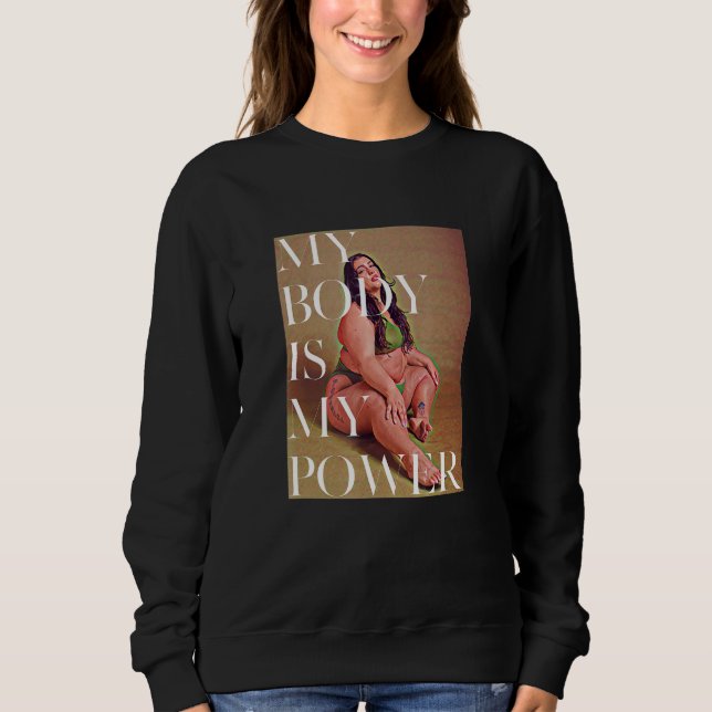 My Body is My Power - Fat Positive Self Care_1 T Shirt (Framsida)