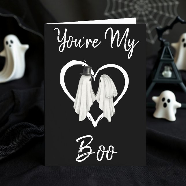 My Boo Ghost Halloween Grattis på födelsedagen Kort (My Boo Ghost Halloween Birthday Card
)