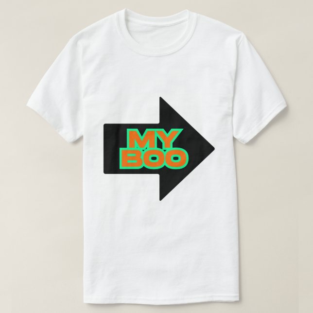 My Boo Matching Par Tee Shirt (Design framsida)