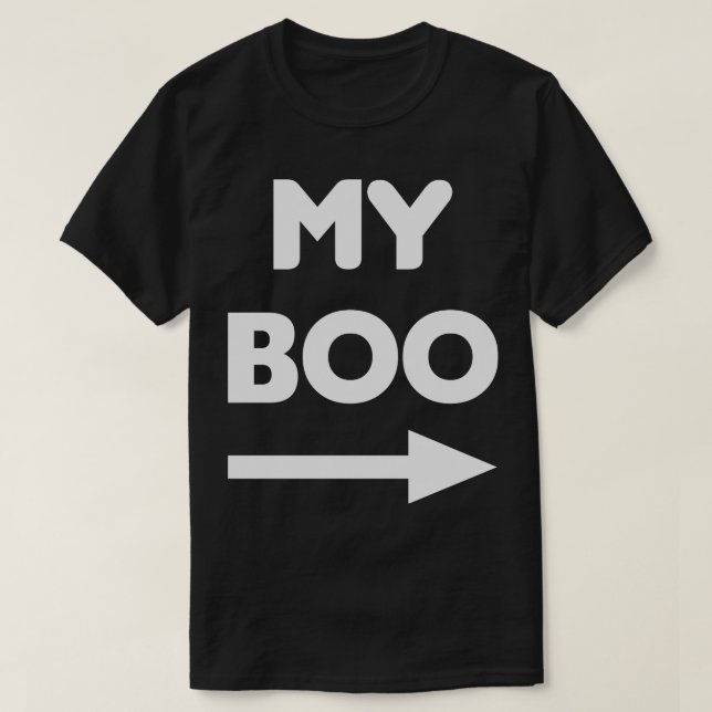 My Boo Matching Par Tee Shirt (Design framsida)