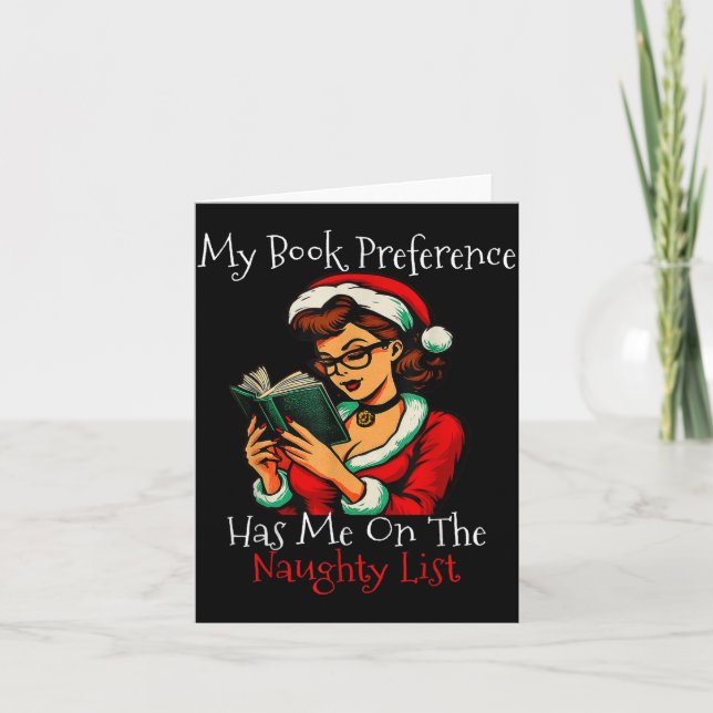 My Book Preference Has Me On The Naughty List Chri Kort (Framsida)