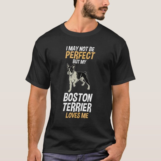 My Boston Terrier Kärlek Me T Shirt (Framsida)