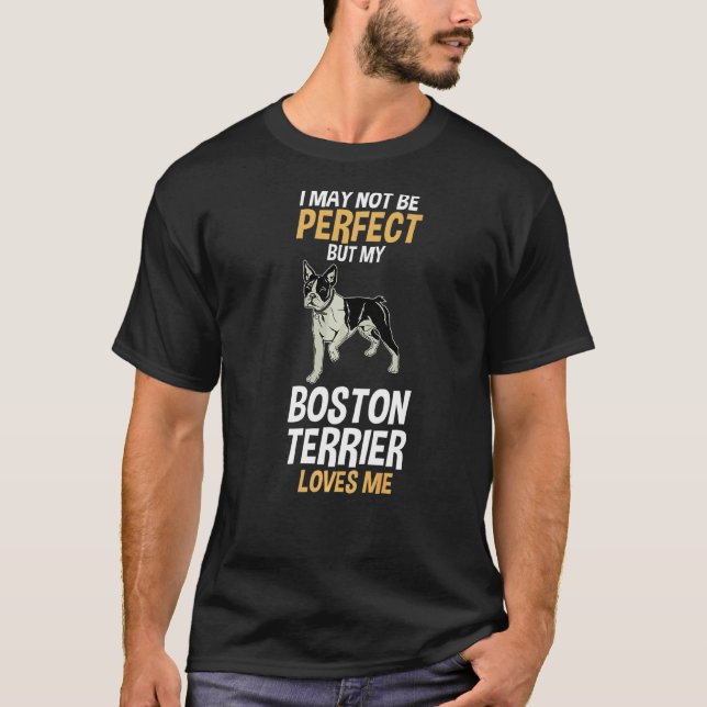 My Boston Terrier Kärlek Me T Shirt (Framsida)