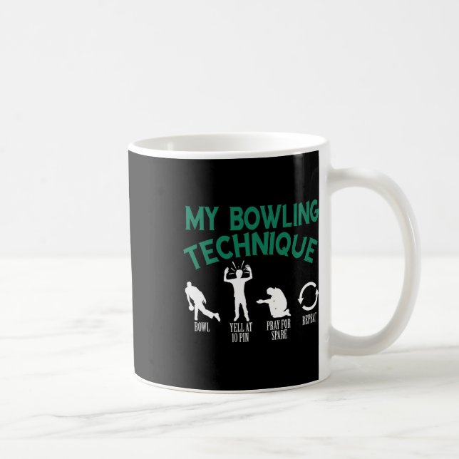 My Bowling Technique Bowling Kaffemugg (Höger)