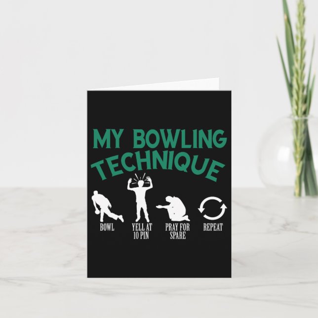 My Bowling Technique Bowling Kort (Framsida)