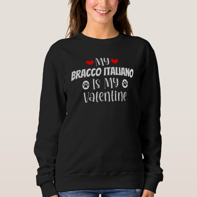 My Bracco Italiano is My Valentine Cute Valentine' T Shirt (Framsida)