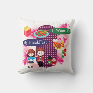 My Breakfast Pillow Kudde