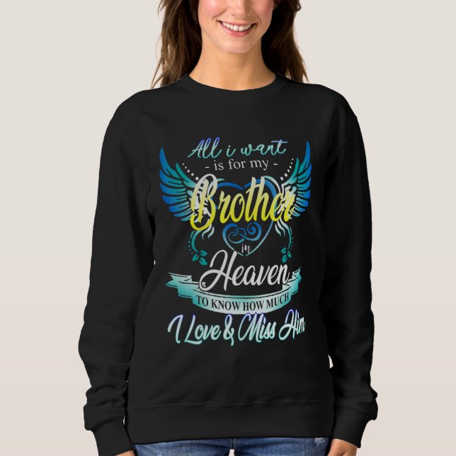 My Brother My Angel Lost Memories of My Brother In T Shirt (Framsida)