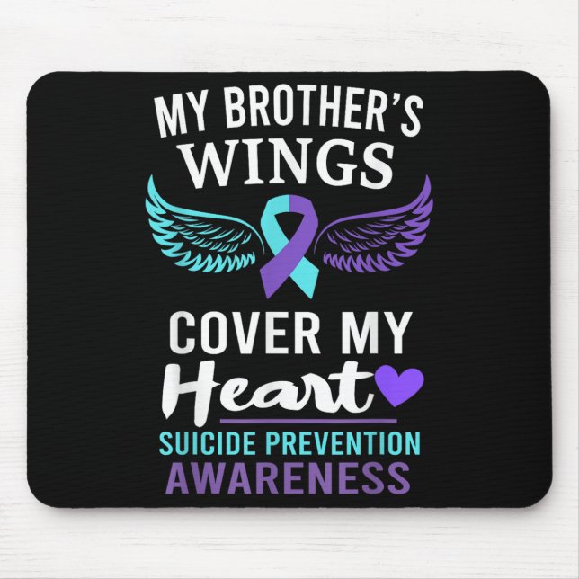 My Brother's Wings Cover Heart Suicide Awareness R Musmatta (Framsidan)