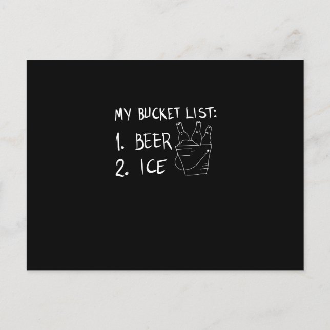 My bucket list vykort (Framsida)