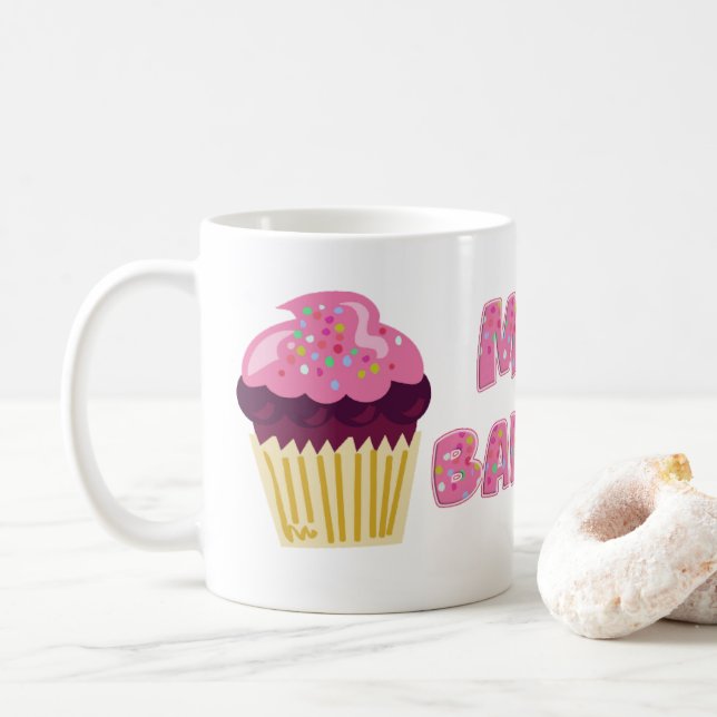 My Cake Baking Fun Cooking Design Kaffemugg (Med munk)