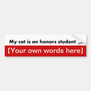 my-cat-is-an-honors-student-at-template bildekal