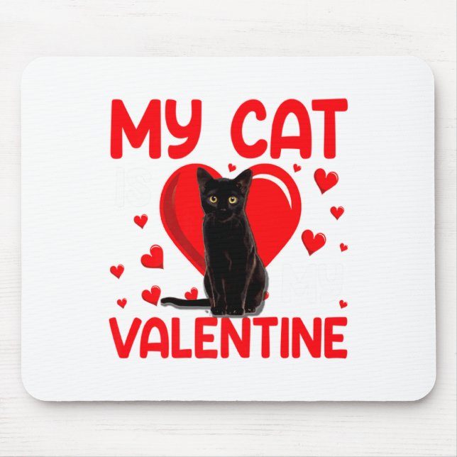 My Cat Is My Valentine Paw Heart Cat Owner Valenti Musmatta (Framsidan)