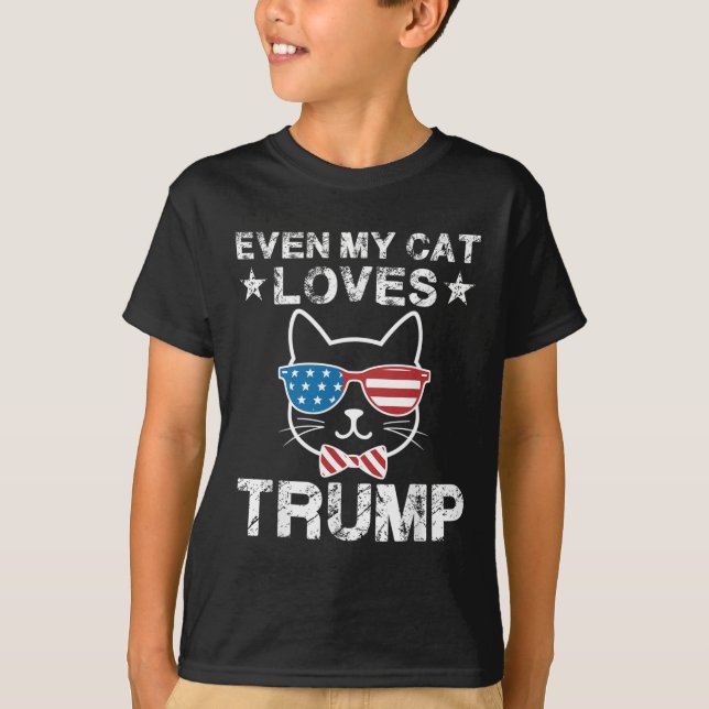 My Cat Kärlek Trump 2024 T Shirt (Framsida)