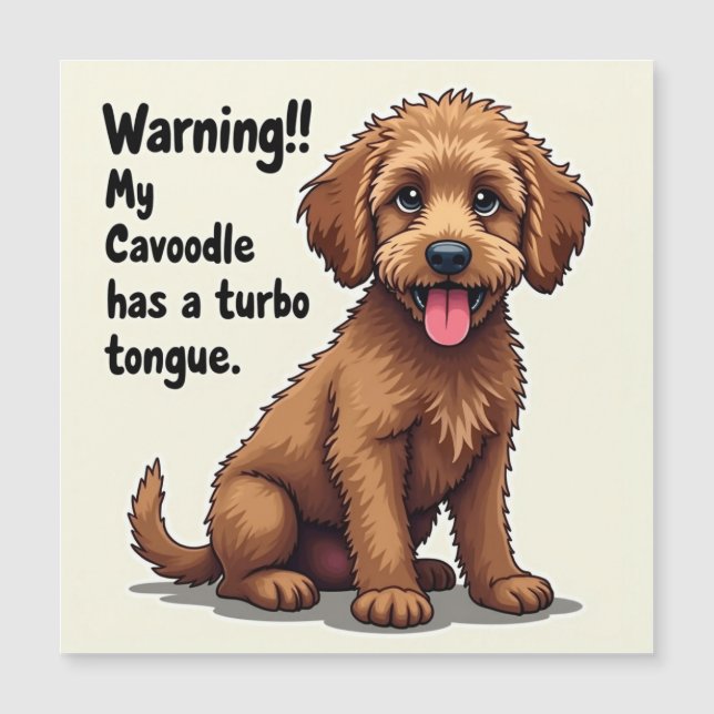 My Cavoodle Has A Turbo Tongue (Framsida)