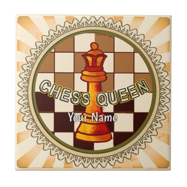 My Chess Queen  Kakelplatta (Framsidan)