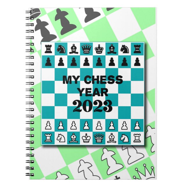 My Chess Year 2023, Anteckningsbok (Framsidan)