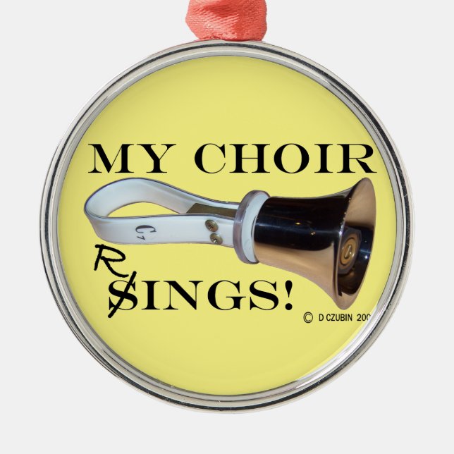 My Choir Ringar Metall Ornament (Framsidan)