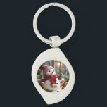 My Christmas Swirl Silverfärgad Nyckelring<br><div class="desc">My Christmas - Metal Keychain
Share the joy of Christmas!</div>