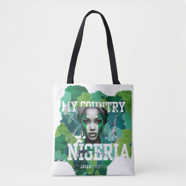 My Country, Nigeria – liac.o Collection Tygkasse (Framsida)
