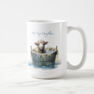 My Cup Overflows - Psalm 23 Kaffemugg