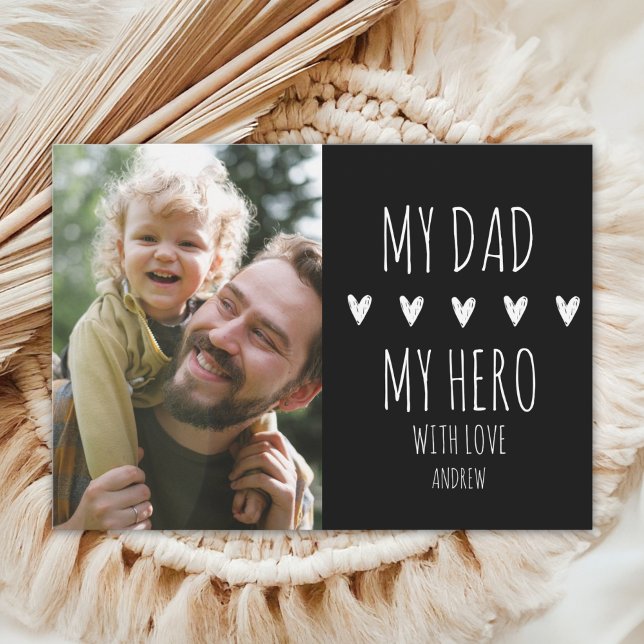 My Dad My Hero Scrip Photo of the Children Meddelande (Skapare uppladdad)