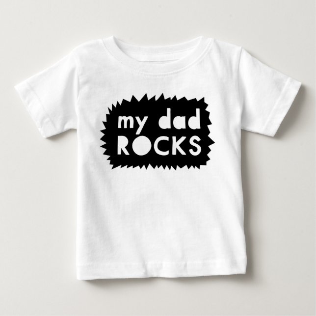 My dad rocks T-Shirt (Framsida)