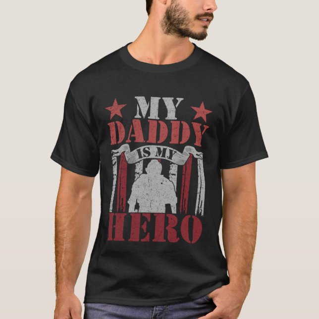 my daddy is my hero my dad is my hero t shirt (Framsida)