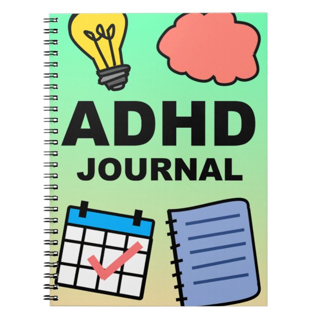 My Daily ADHD Journal Anteckningsbok (Framsidan)
