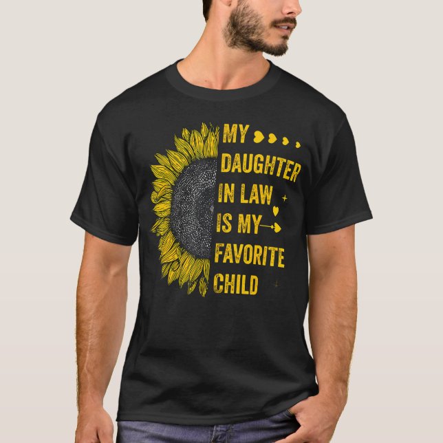 My Daughter In Law Is My Favorite Child Family Mat T Shirt (Framsida)