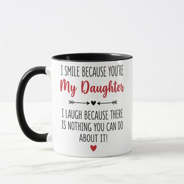 My Daughter Mug | Funny Heartwarming Gift Mom Mugg (Vänster)