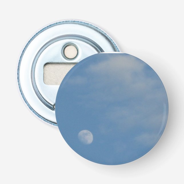 My Daytime Måne Magnet-Backed Flaska-öppnare Flasköppnare (Framsidan)