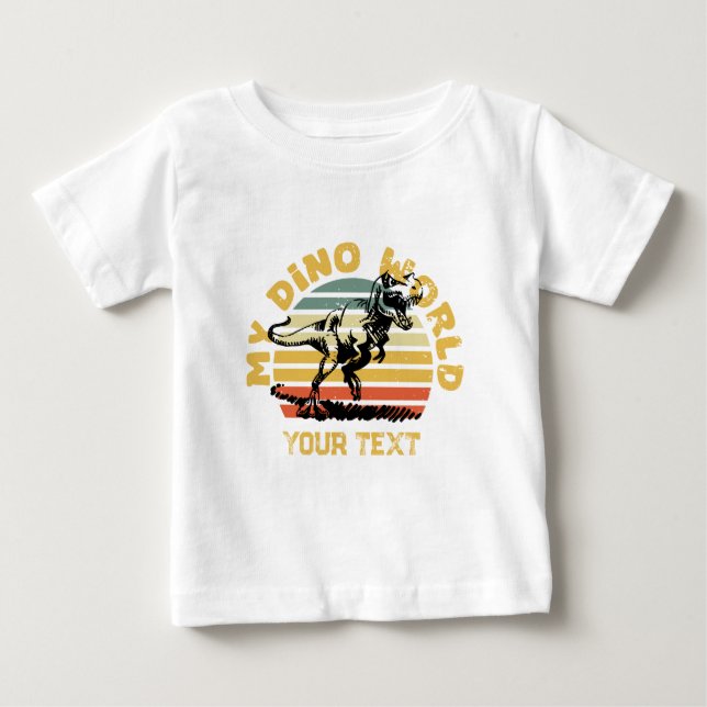 My Dino World Baby Bra Jersey T-Shirt (Framsida)
