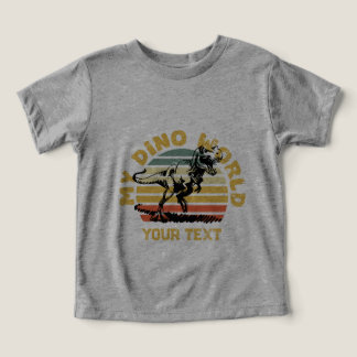 My Dino World Tri-blend T Shirt