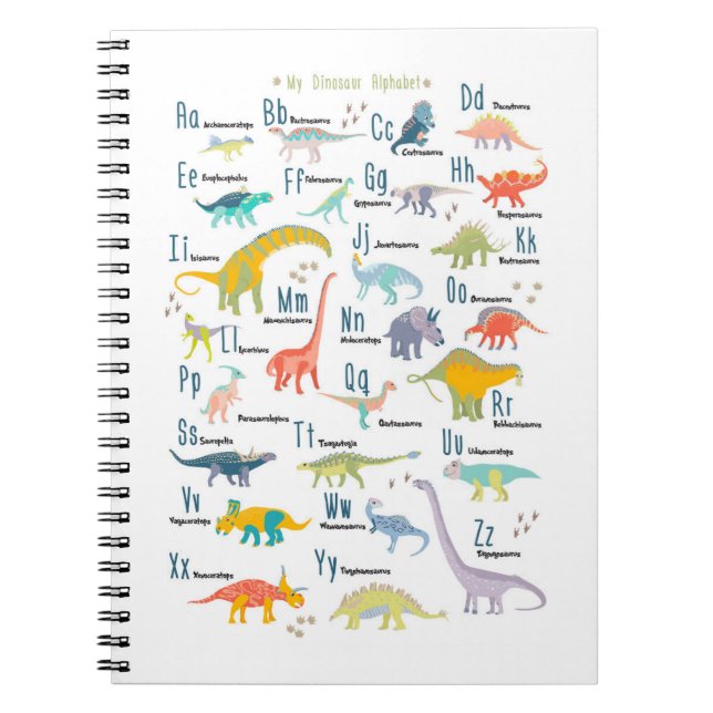 My Dinosaur Alphabet Anteckningsbok (Framsidan)