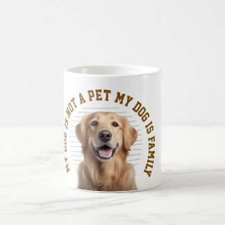 My Dog Is Family Funny Dog Lover Quote Kaffemugg