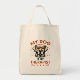 My dog is my therapist tygkasse