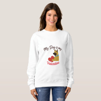 My Dog Is My Valentine – Cute Dog Love Illustratio T Shirt