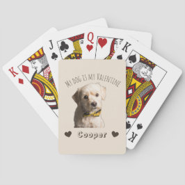 My Dog Is My Valentine – Personalized Pet Casinokort